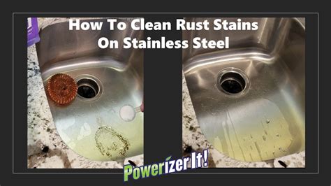 outside stainless steel cabinets appear to have rust spots|rust in stainless steel sink.